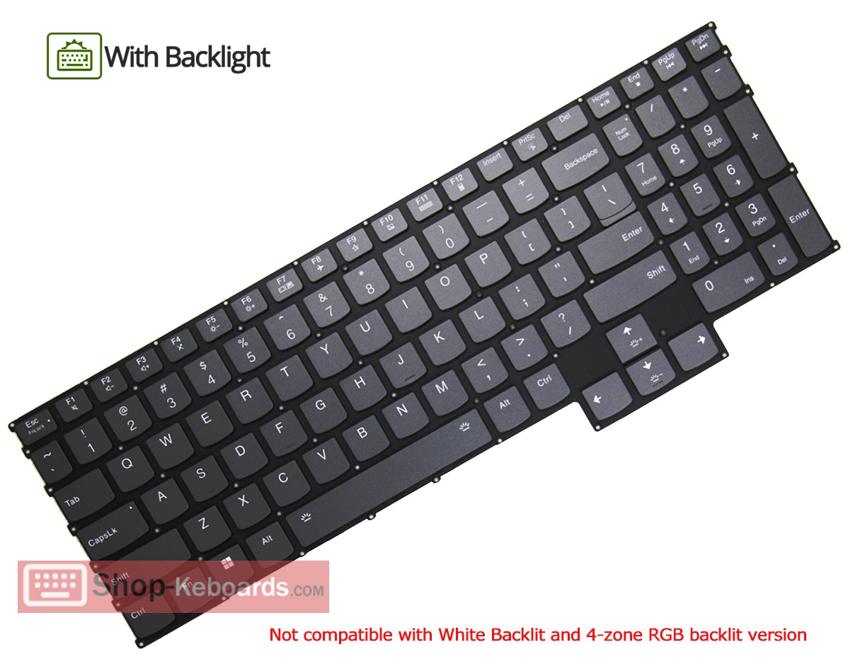 Lenovo Legion S7 16APH8 Keyboard replacement