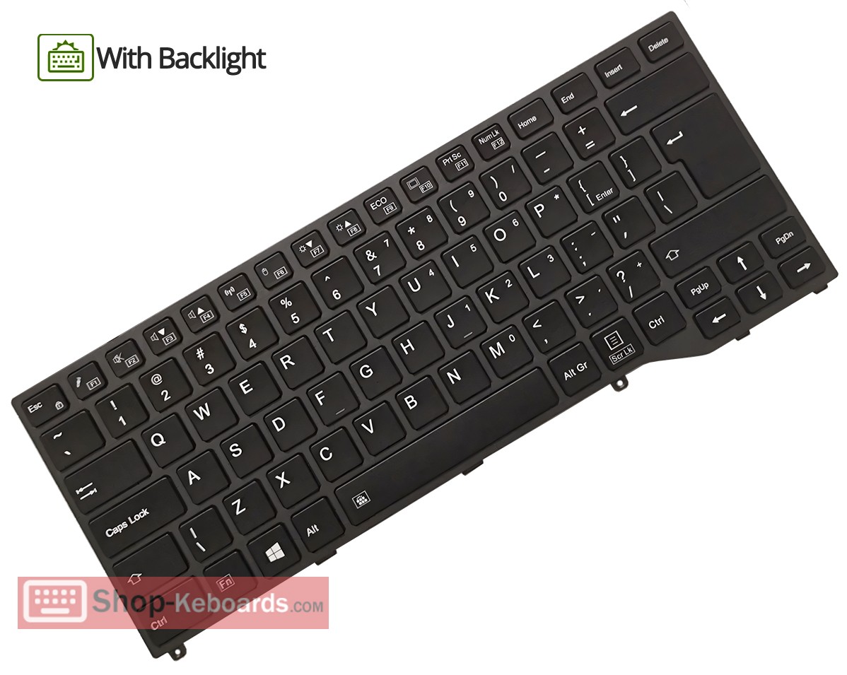 Fujitsu CP724717-03 Keyboard replacement