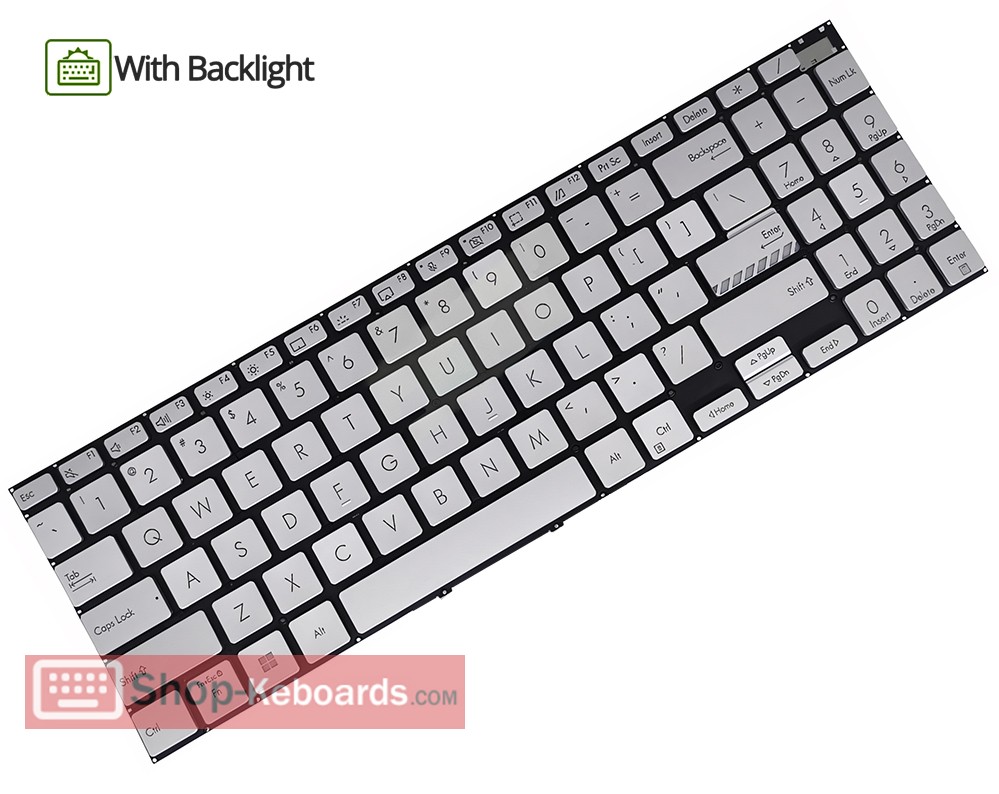 Asus Vivobook Pro 16X OLED M7600RE-OLED-L941X  Keyboard replacement