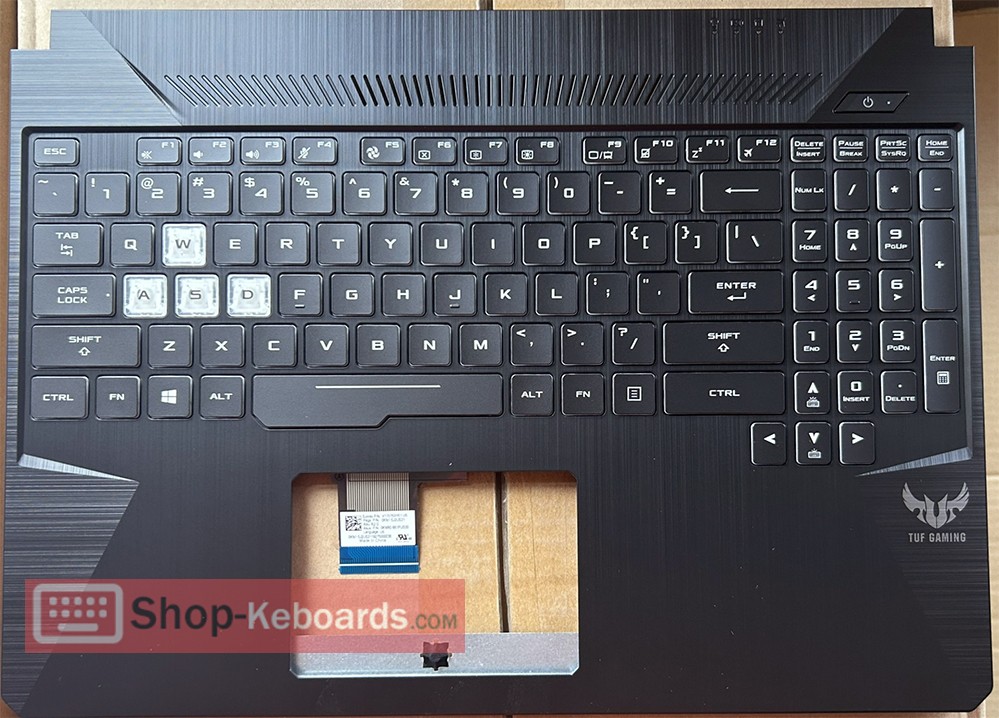 Asus TUF565GD Keyboard replacement