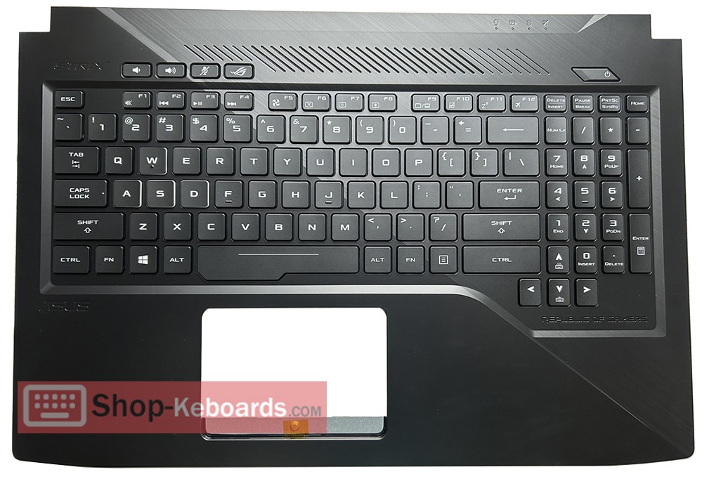 Asus gl503ge-0031d8750h-0031D8750H  Keyboard replacement