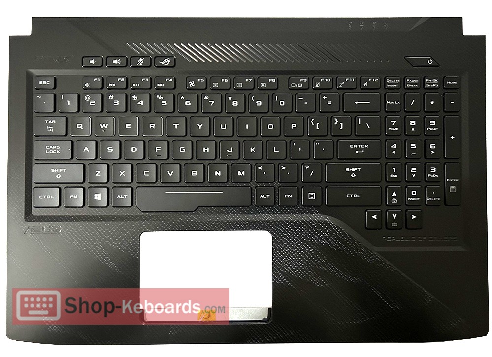 Asus gl503vd-1a-1A  Keyboard replacement