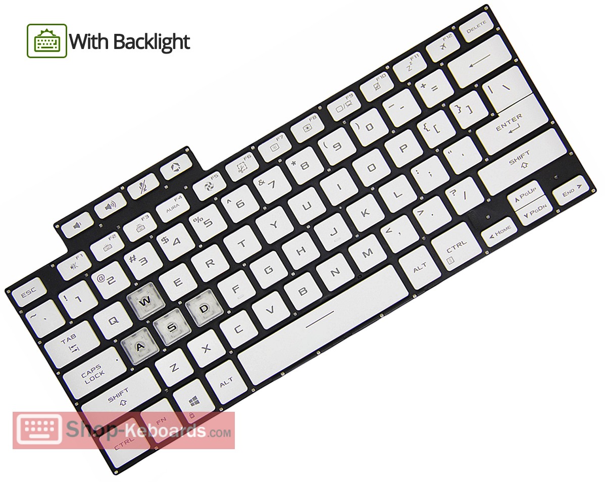 Asus TUF516PC Keyboard replacement