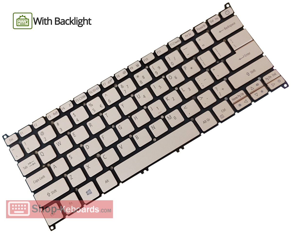 Acer SWIFT 5 SF514-53T-51JB  Keyboard replacement