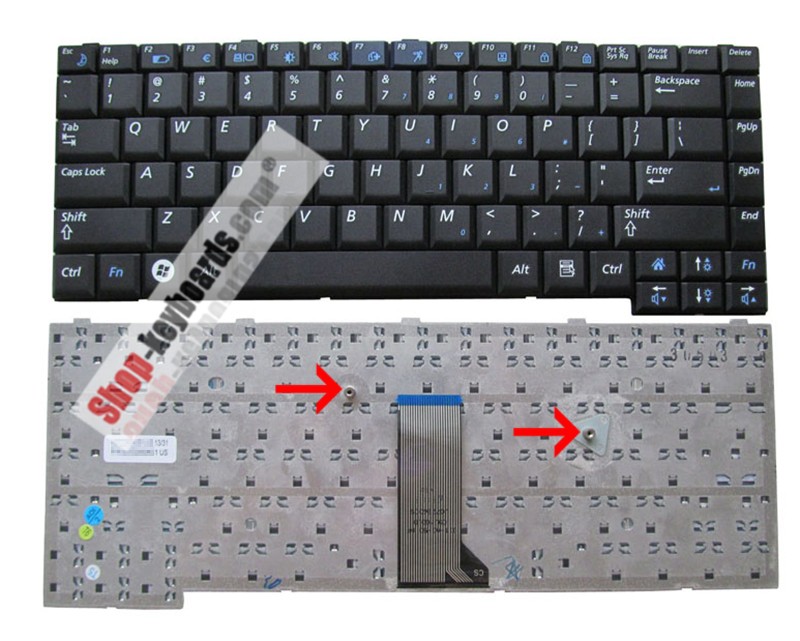 Samsung V072260GM1 Keyboard replacement