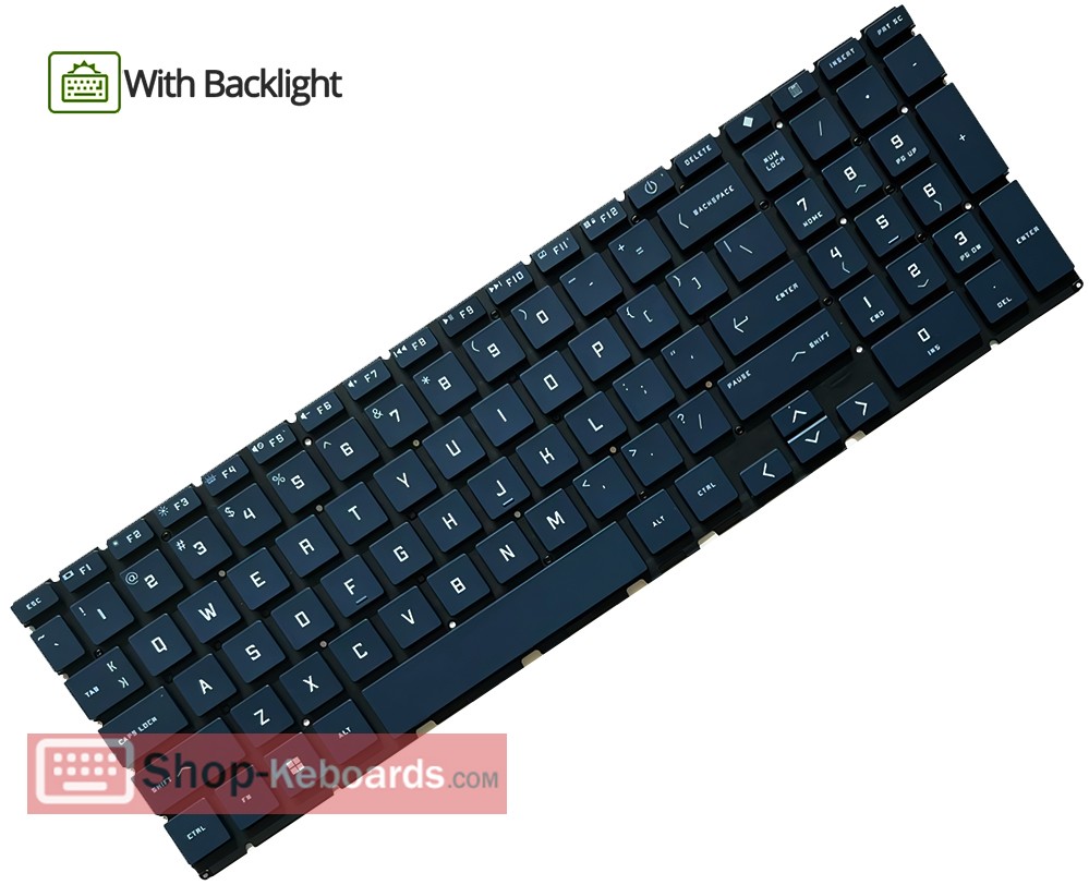 HP VICTUS 16-D0005NV  Keyboard replacement