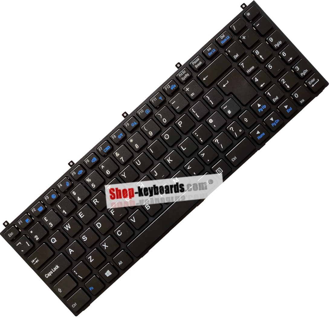 Clevo W250HU Keyboard replacement