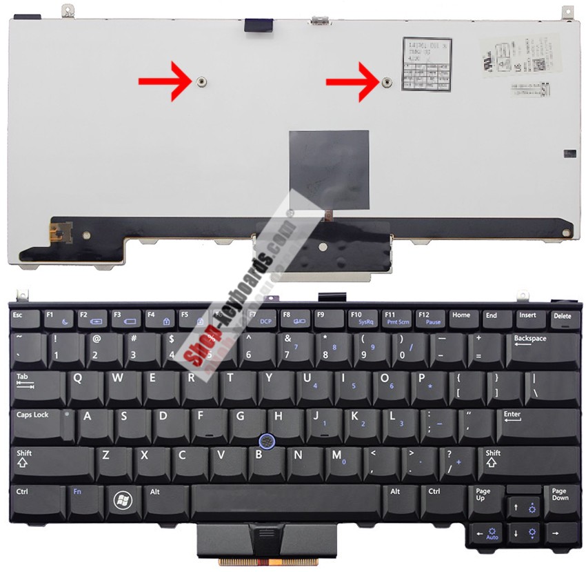 Dell 0WJJ2X Keyboard replacement