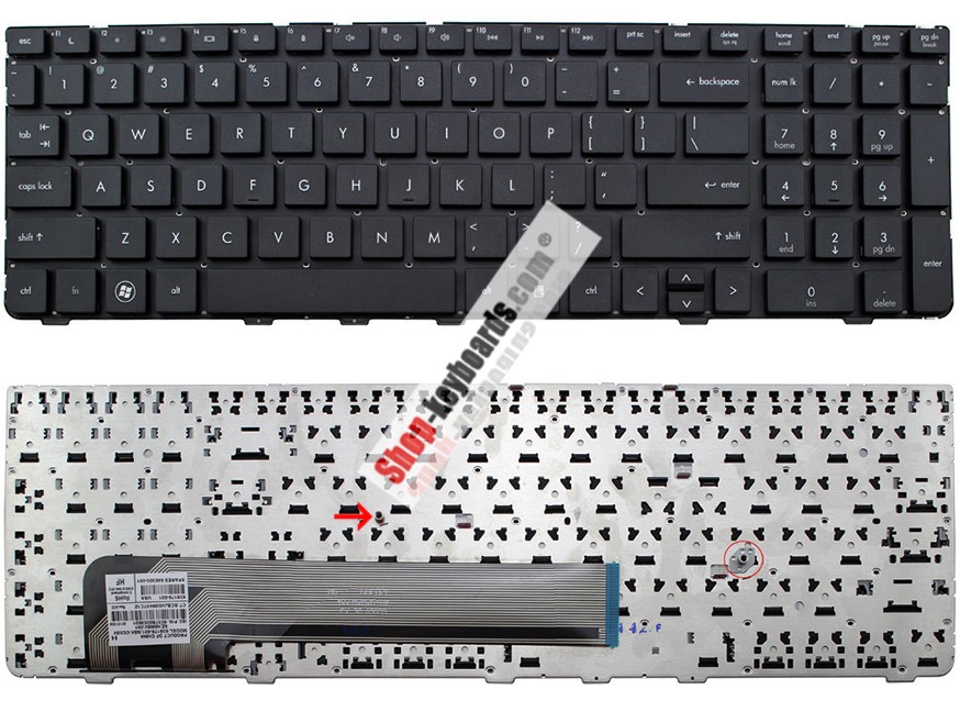 HP 638179-B31 Keyboard replacement