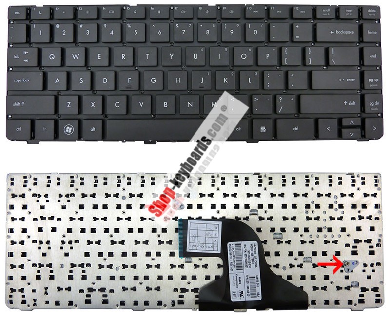 HP 646365-B31 Keyboard replacement