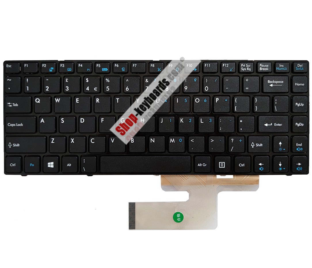 MSI X350-472NL Keyboard replacement