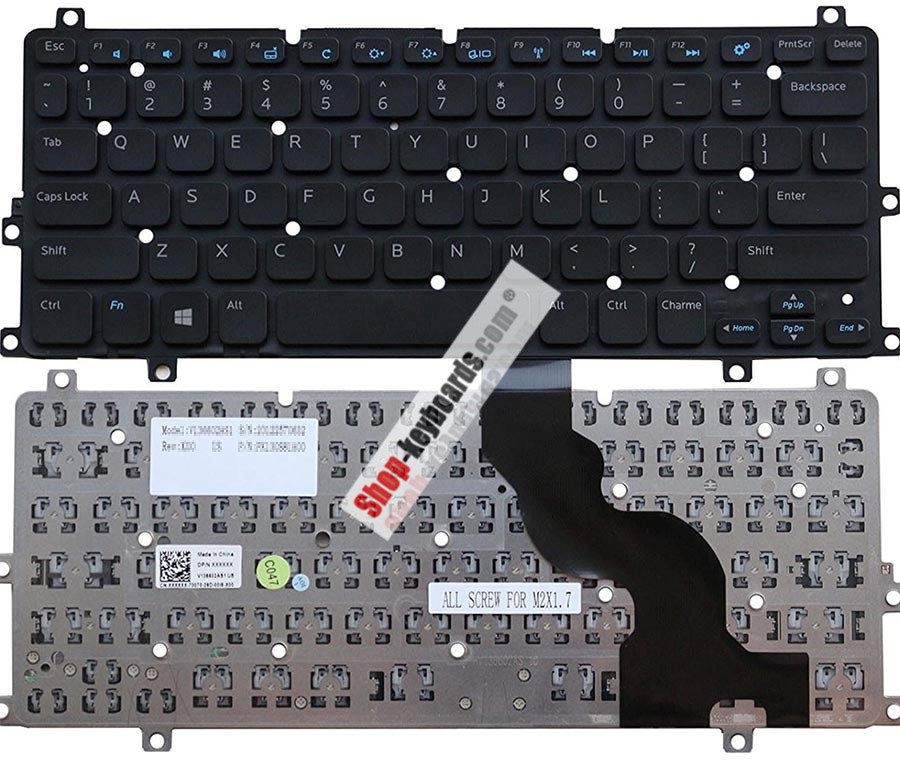 Compal PK130S81A15 Keyboard replacement