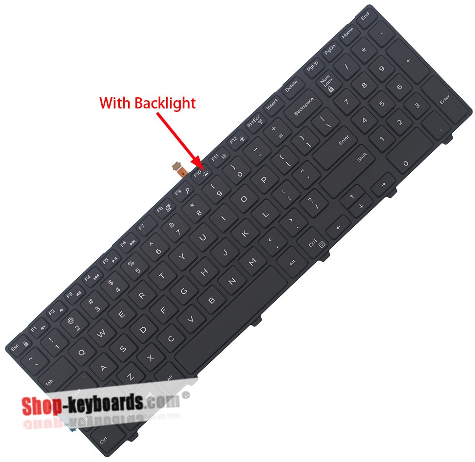 Dell P47F005 Keyboard replacement