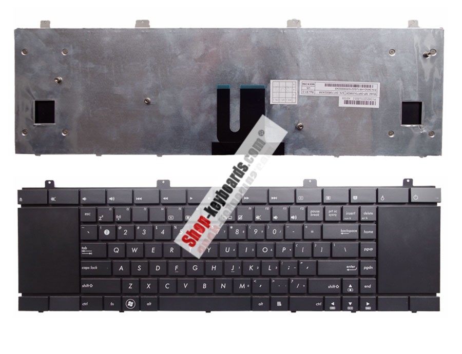 Asus MP-09P76E09528 Keyboard replacement