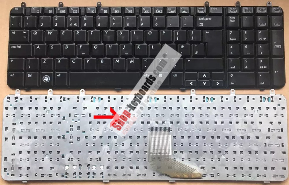 HP 500843-001 Keyboard replacement