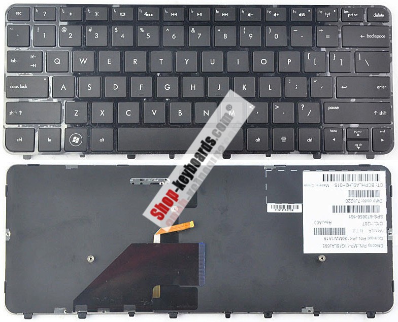 HP 673656-161 Keyboard replacement