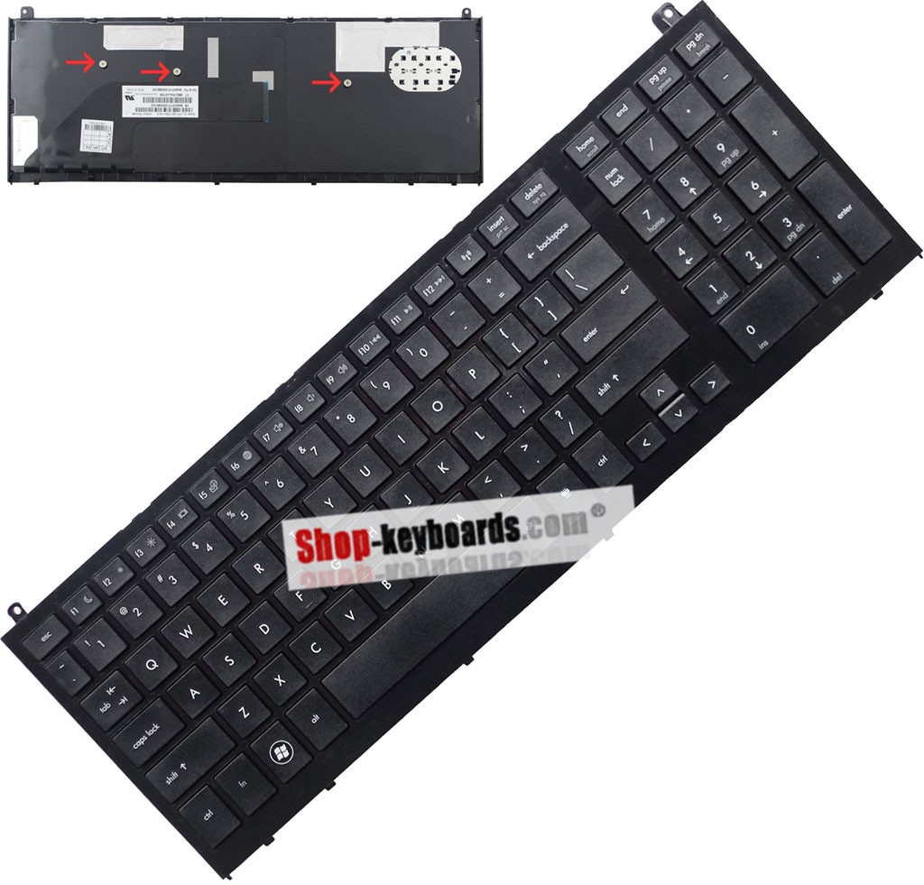 HP 598691-041 Keyboard replacement