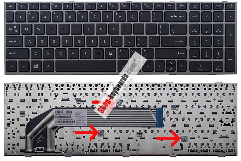 HP 9Z.N6MSW.30U Keyboard replacement