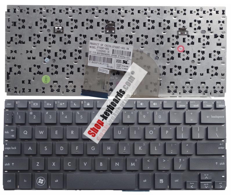 HP Mini 5100 Keyboard replacement