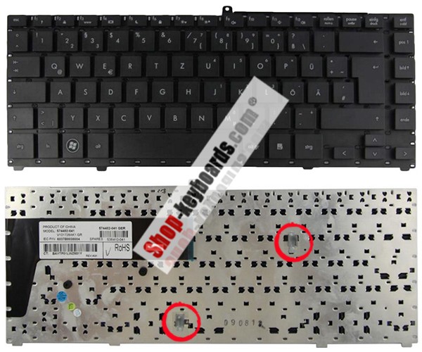 HP 536410-131 Keyboard replacement