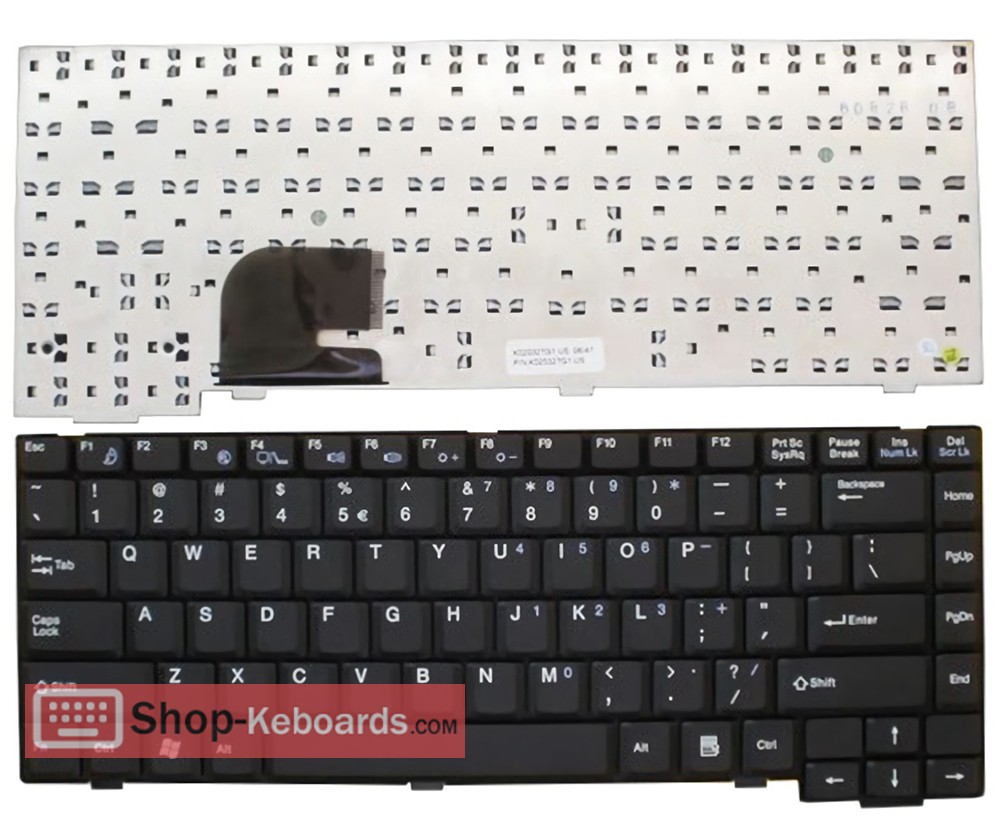 Fujitsu MP-03086GB-360 Keyboard replacement