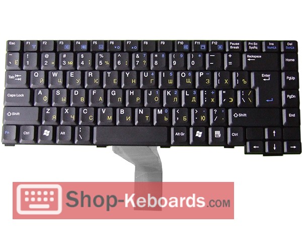 Fujitsu K011818B1 Keyboard replacement
