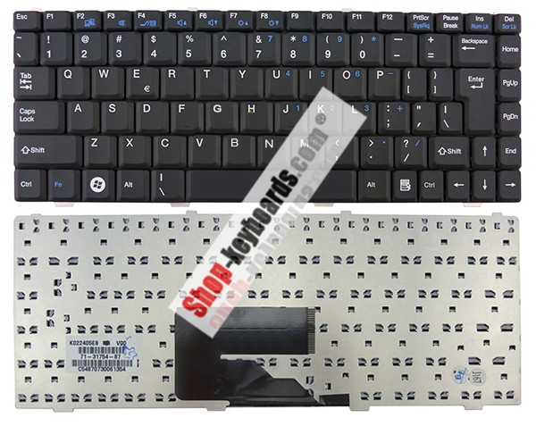 MSI S250 Keyboard replacement