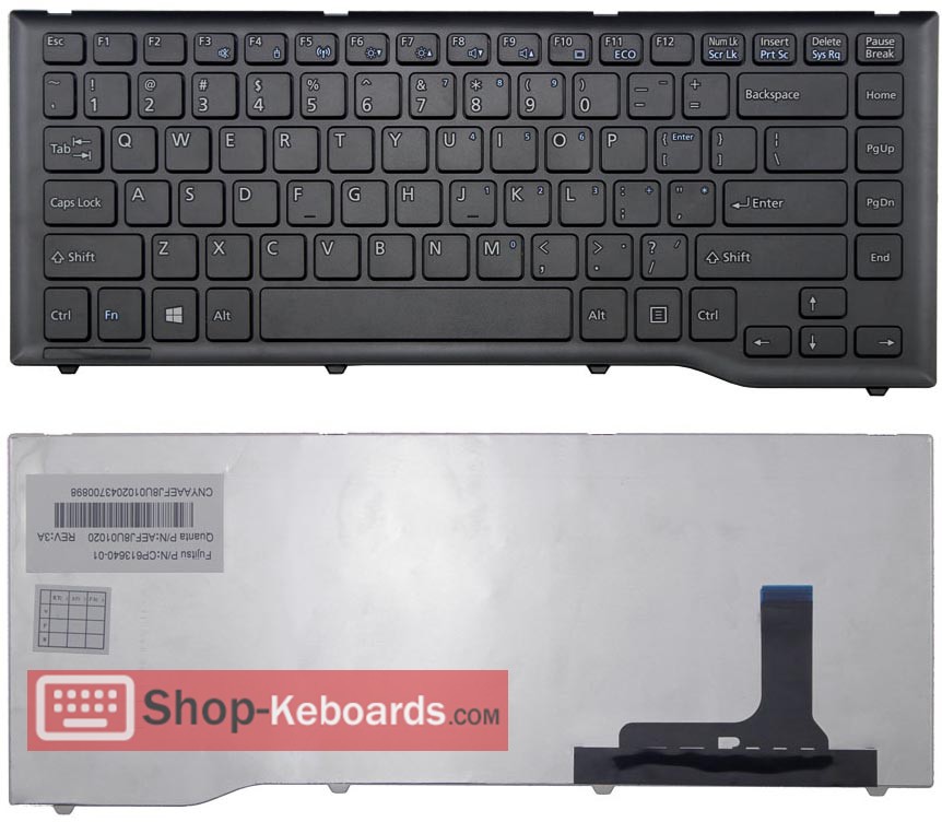 Fujitsu AEFJ801010 Keyboard replacement