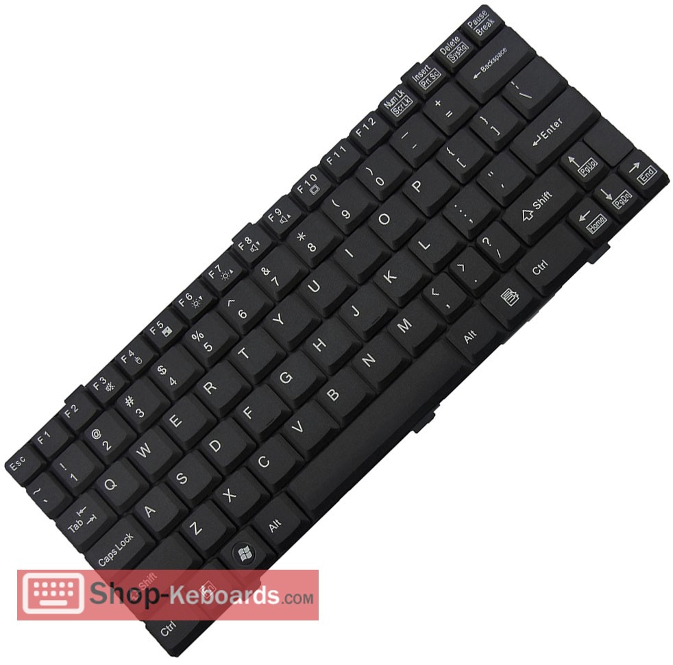Fujitsu K022333A Keyboard replacement