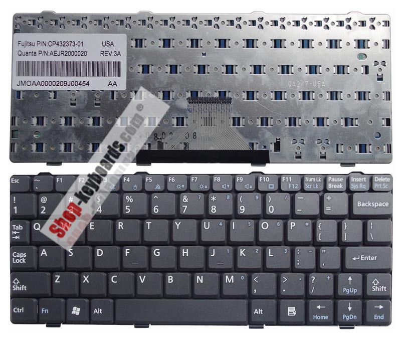 Fujitsu CP432366-01 Keyboard replacement