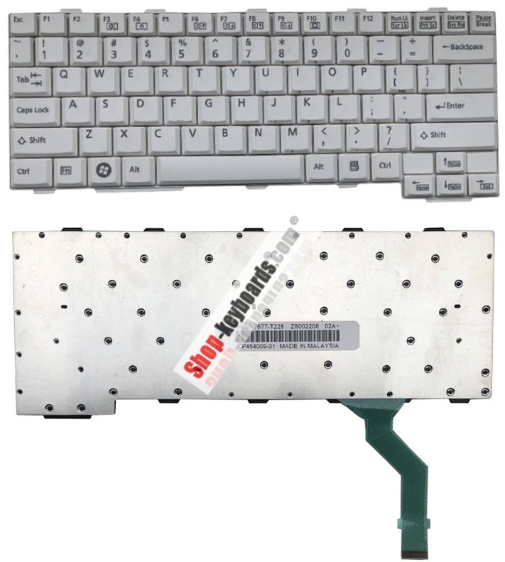 Fujitsu LIFEBOOK P771A Keyboard replacement