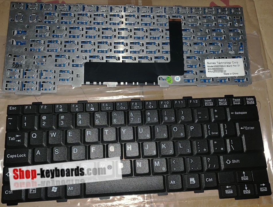Fujitsu LifeBook P7230 Keyboard replacement