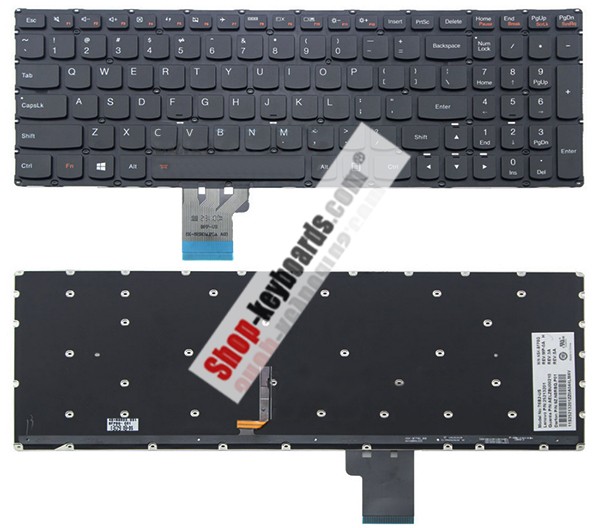 Lenovo 9Z.N8RBC.J1N Keyboard replacement