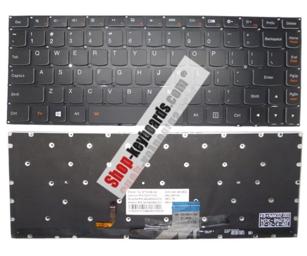 Lenovo ideapad U330 Touch Type 20268  Keyboard replacement