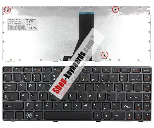 Lenovo 25209472 Keyboard replacement