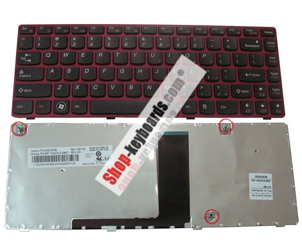 Lenovo 25209403 Keyboard replacement