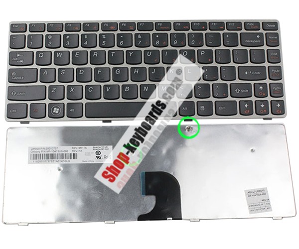 Lenovo MP-10A16DN-686A Keyboard replacement
