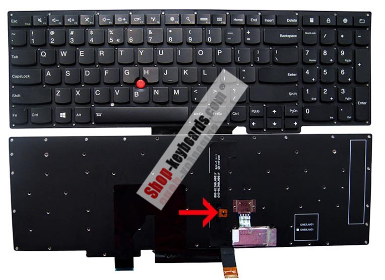 Lenovo MKP-12N86IOJ698W Keyboard replacement