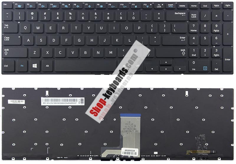 Samsung NP880Z5E-X01DE Keyboard replacement