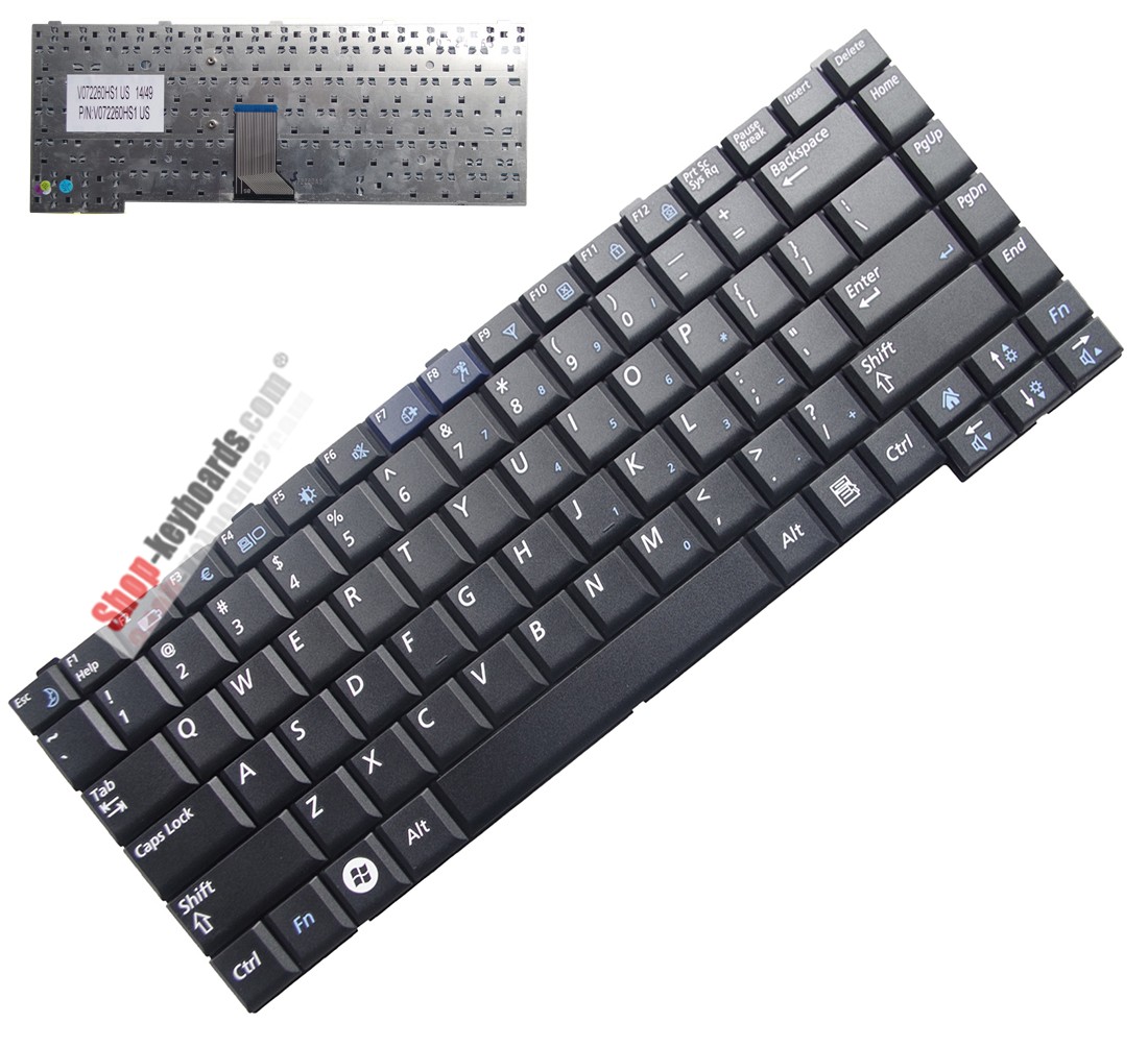 Samsung NP-P510-FA06UK Keyboard replacement