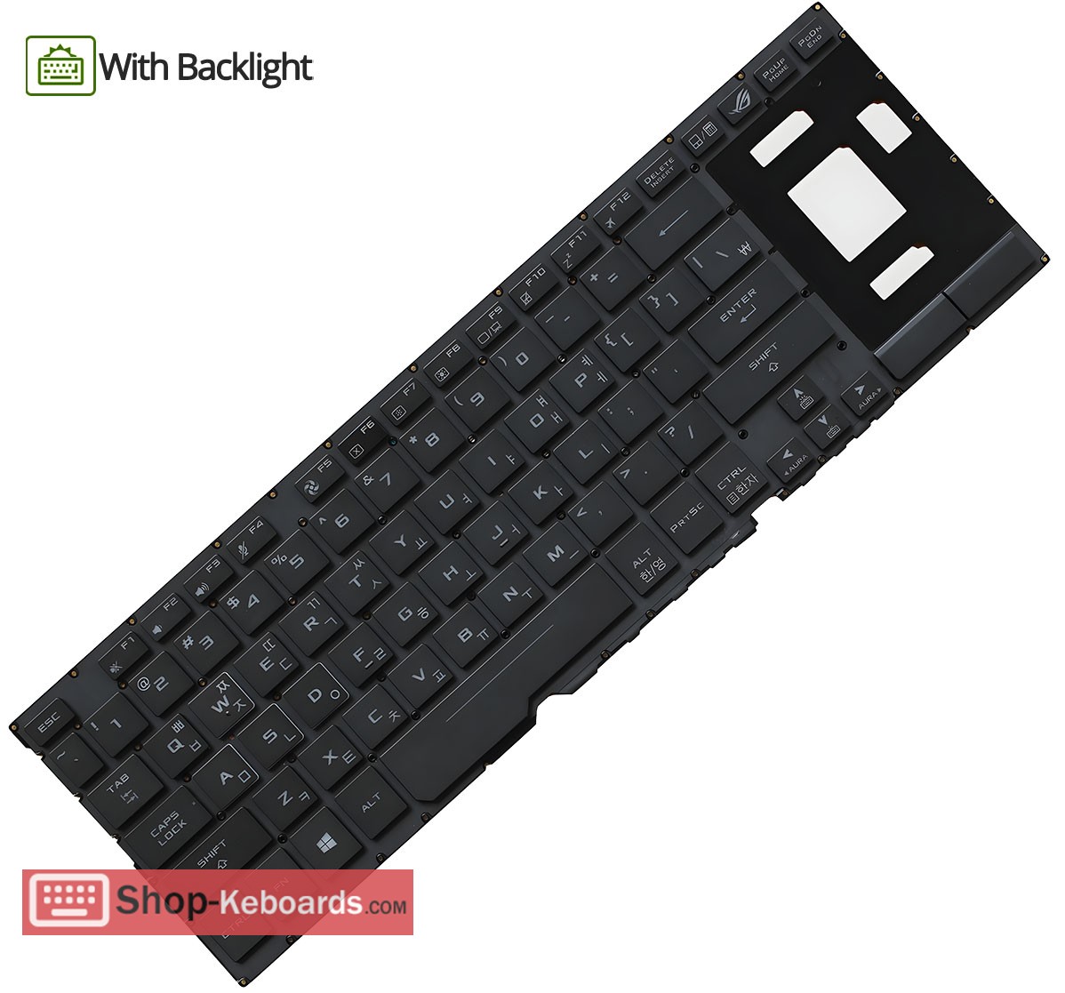 Asus ROG GX535GW-ES027T  Keyboard replacement