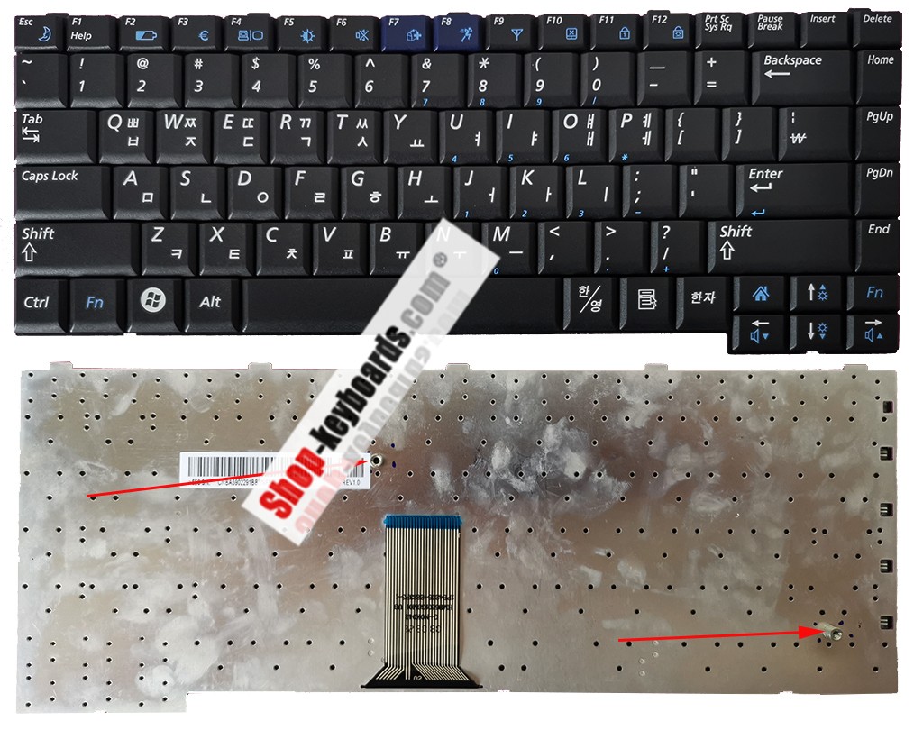 Samsung BA59-02291B Keyboard replacement