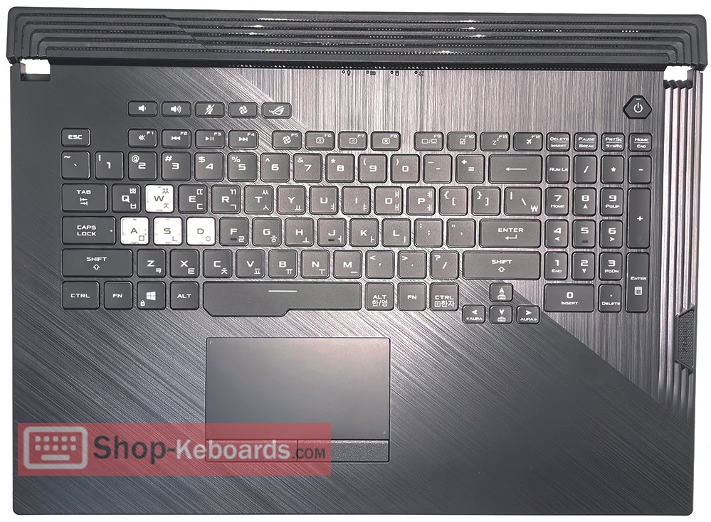Asus rog-g731gt-h7160t-H7160T  Keyboard replacement