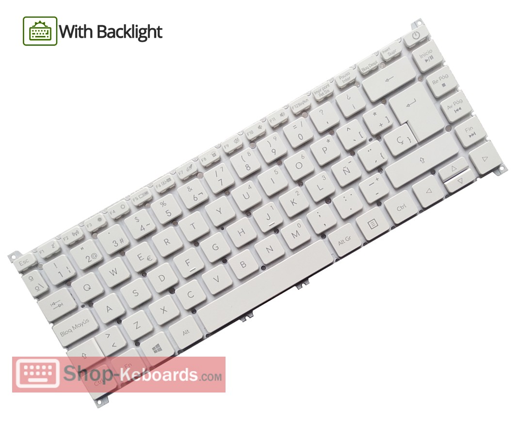 Acer CONCEPTD 5 CN515-51-52MY  Keyboard replacement