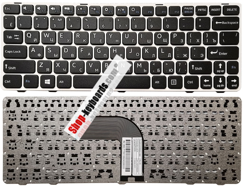 CNY ECM14F93SU-3606 Keyboard replacement
