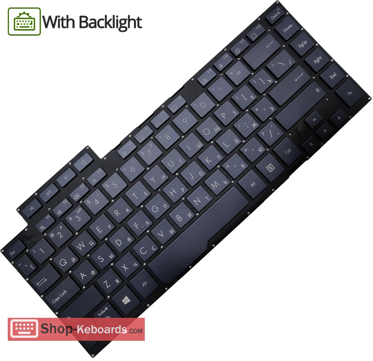 Asus 0KNB0-4611WB00  Keyboard replacement