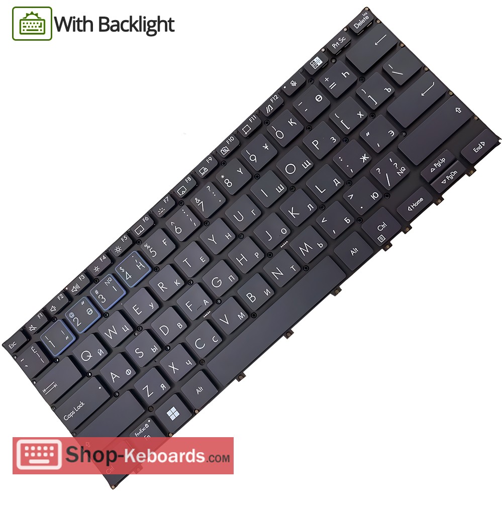 Asus B3402FEA-EC7820WS  Keyboard replacement