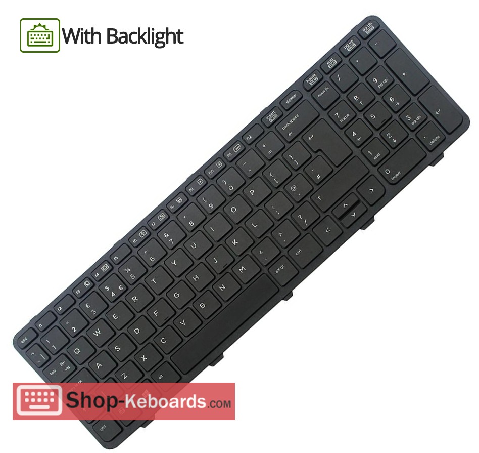 HP 721953-061 Keyboard replacement