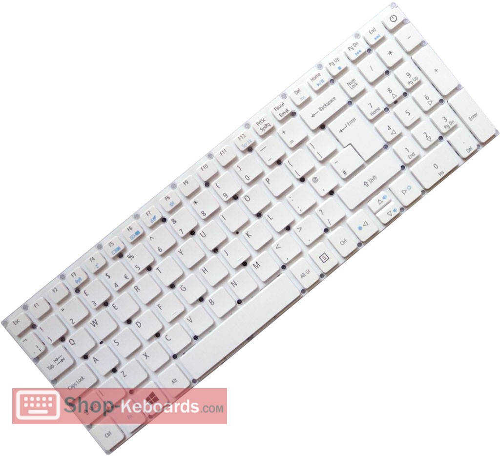 Acer AEZRTY01010 Keyboard replacement