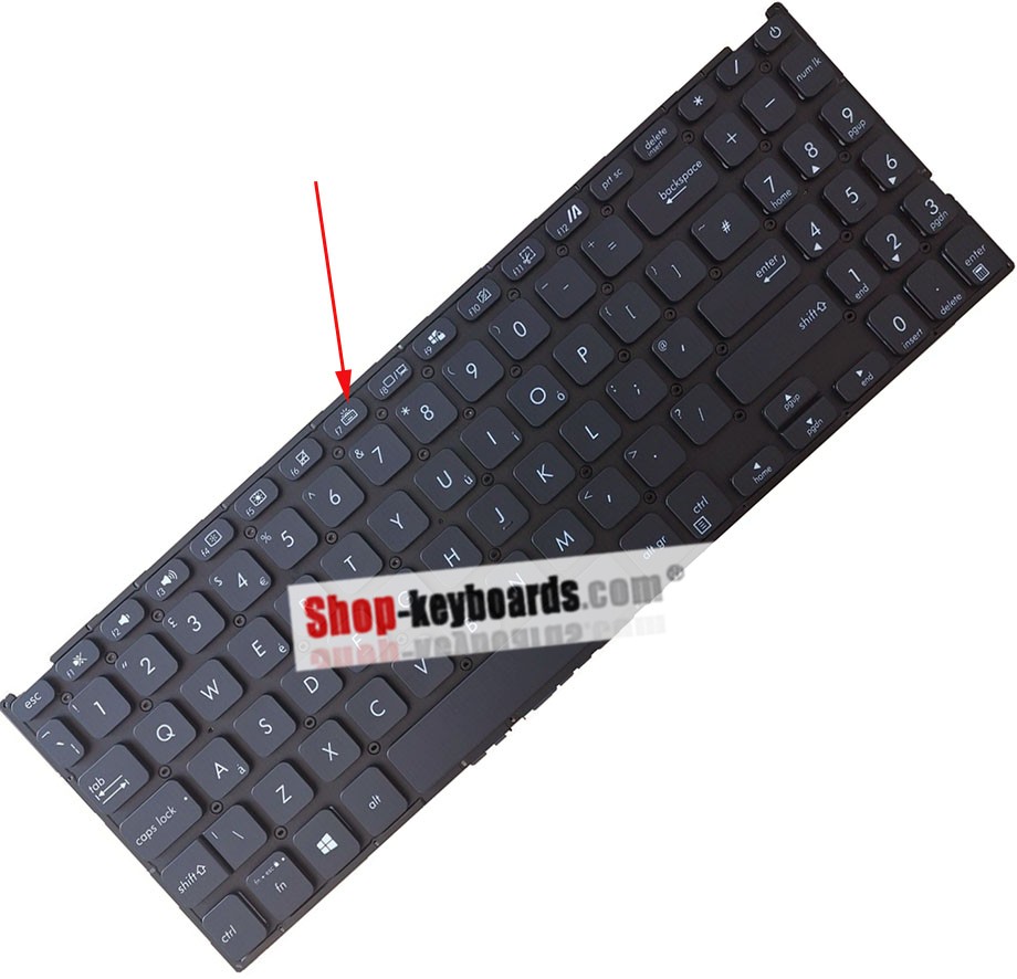 Asus 0KNB0-560NAR00  Keyboard replacement